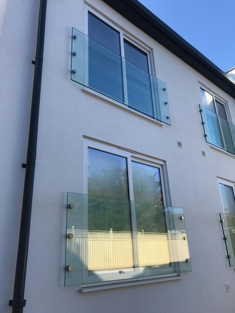 Glass Balustrades to Juliette Balconies