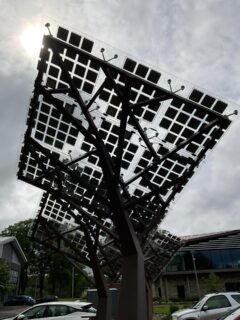 Semi-transparent solar PV glass combines architectural glazing with energy generation, embedding photovoltaic (PV) cells within glass panels to harness solar power. This innovative solution allows natural light to pass through while contributing to a building’s energy efficiency. Ideal for high-end residential or commercial projects, it supports sustainability without compromising on design or clarity. #SolarGlass #BIPV #ArchitecturalGlazing #SustainableDesign #TransparentSolar #PassiveEnergy #HighEndArchitecture