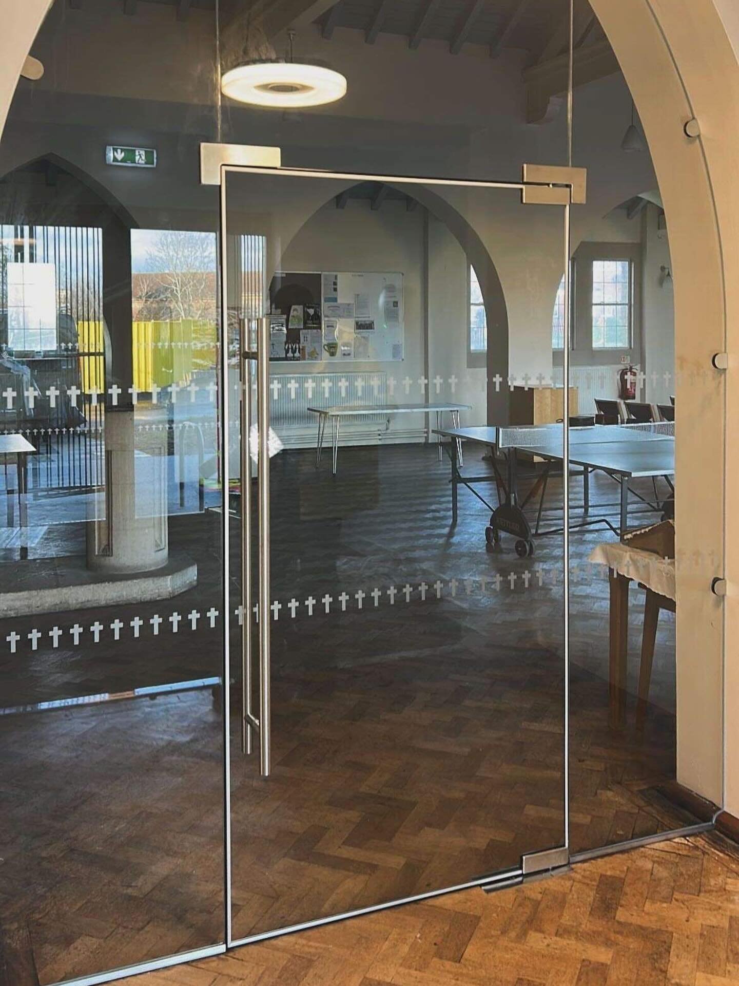 Frameless glass partitions can be the quietest way to make a bold difference.In a listed property like this one, integrating modern interventions without distraction is key. Our bespoke glazing was designed around the building’s existing features, preserving original detail while delivering a clear, functional divide.The result? Contemporary transparency that respects the integrity of the space.#FramelessGlass #ListedBuilding #ArchitecturalGlazing #GlassPartitions #ConservationArchitecture #InteriorDesign #GlazingSolutions #PrecisionGlass