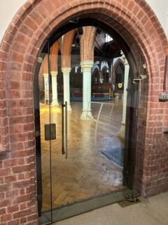 Modernise your church with discreet frameless glazing that respects tradition while introducing light, clarity and contemporary performance.Frameless glass entrances, internal screens and glazed links can be carefully integrated into existing architecture, allowing historic stonework and original features to remain visually dominant. The result is a brighter, more welcoming space that supports modern use without compromising character.Each installation is designed around the building’s proportions, detailing and conservation requirements, ensuring the solution feels considered rather than imposed. Like this project we recently completed @stmichaelswandsworthcommonIf you are exploring sensitive upgrades to a listed or historic church, we are always happy to discuss practical, sympathetic options.#framelessglazing #churchrenovation #architecturalglass #heritagebuildings #glasstransformations structuralglass churchmodernisation bespokedesign ukarchitecture conservationarchitecture