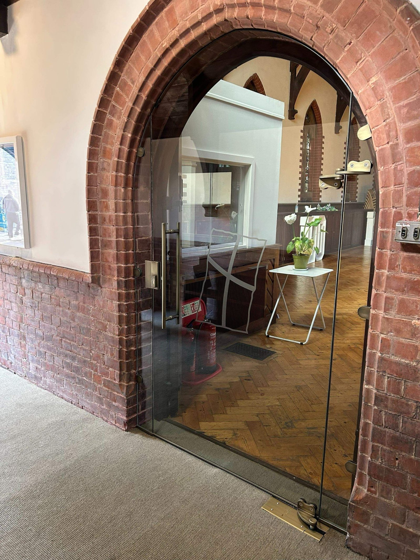 A recent installation in Wandsworth: a frameless glass church entrance designed to provide weather protection while maintaining the character and visibility of the original openingFull case study now available on our website.#FramelessGlass #GlassEntrance #ChurchArchitecture #EcclesiasticalGlazing #StructuralGlass ArchitecturalGlazing LondonProjects BespokeGlazing PrecisionGlass Wandsworth