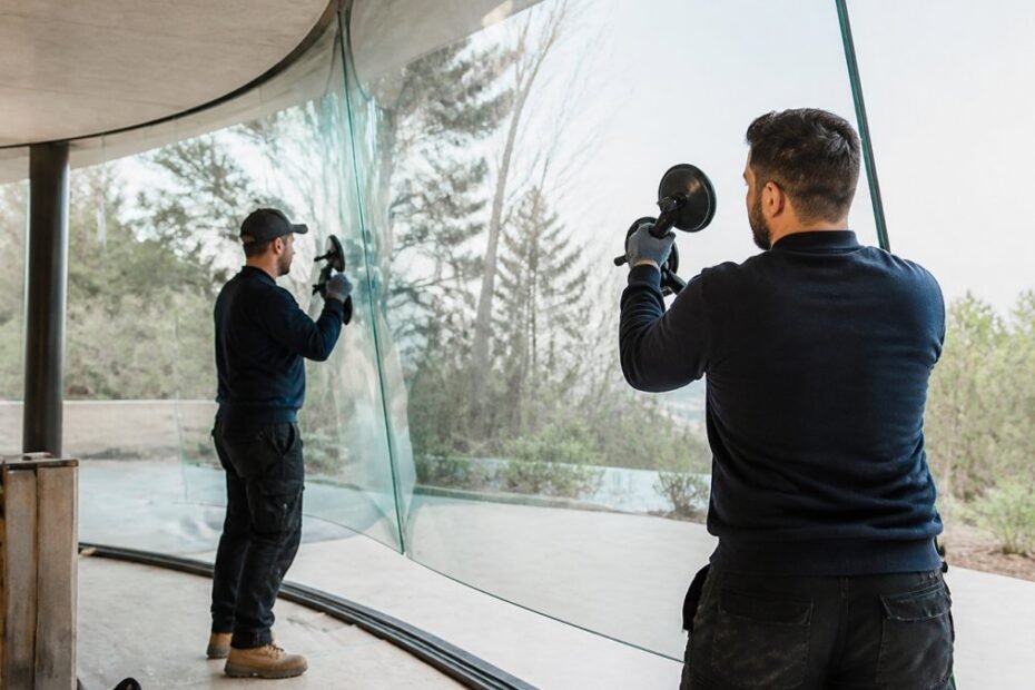 Precision Glass Ltd | curved glass installation
