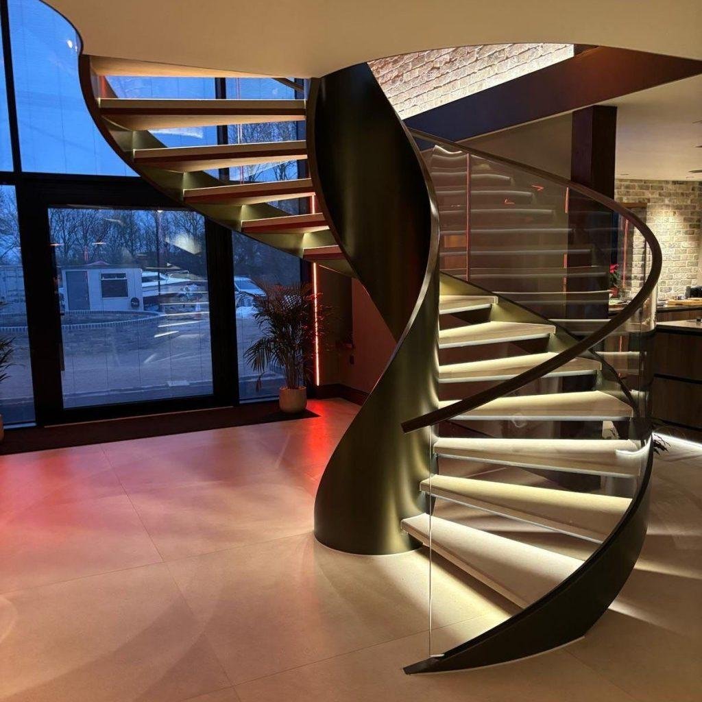 Curved Staircase