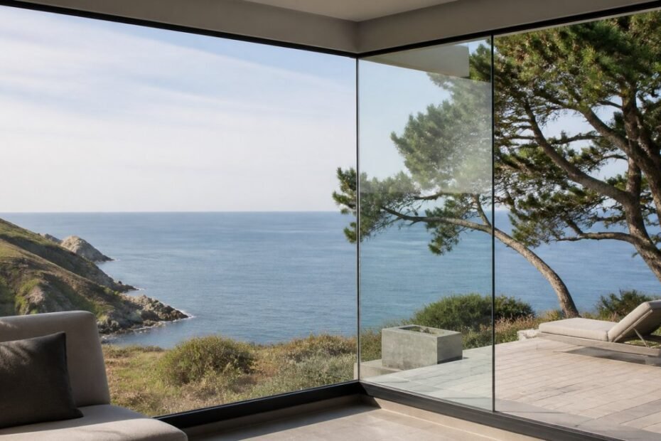 Precision Glass Ltd | frameless glass corner windows